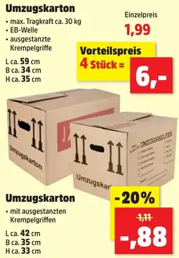 Thomas Philipps Umzugskarton Angebot