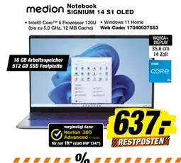 expert Techno Land medion Notebook SIGNIUM 14 S1 OLED Angebot