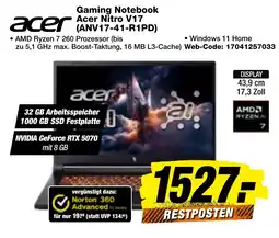 expert Techno Land Acer Nitro V17 Angebot