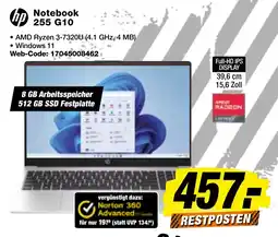 expert Techno Land hp Notebook 255 G10 Angebot