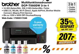 expert Techno Land brother Multifunktionsdrucker DCP-T580DW 3-in-1 Angebot