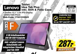 expert Techno Land Lenovo Idea Tab Plus Angebot