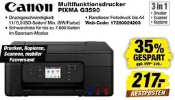 expert Techno Land Canon Multifunktionsdrucker PIXMA G3590 Angebot
