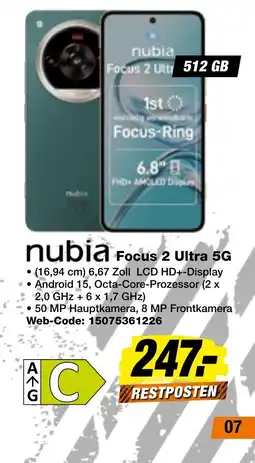 expert Techno Land nubia Focus 2 Ultra 5G Angebot