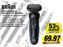 expert Techno Land BRAUN Herrenrasierer Series 5 52-B1000s Angebot