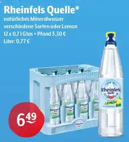 Getränke Hoffmann Rheinfels Quelle natürliches Mineralwasser Angebot
