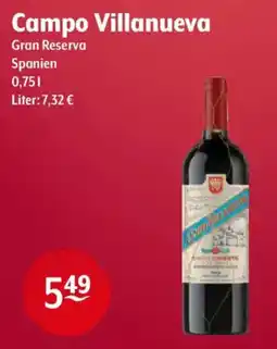 Getränke Hoffmann Campo Villanueva Gran Reserva Angebot