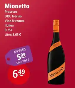 Getränke Hoffmann Mionetto Prosecco Angebot