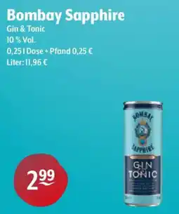 Getränke Hoffmann Bombay Sapphire Gin & Tonic Angebot