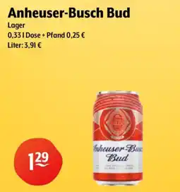 Getränke Hoffmann Anheuser-Busch Bud Lager Angebot