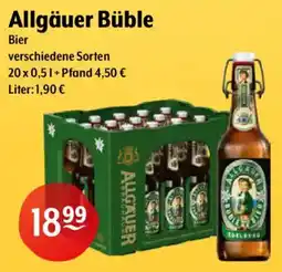 Getränke Hoffmann Allgäuer Büble Bier Angebot