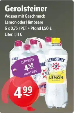 Getränke Hoffmann Gerolsteiner Wasser mit Geschmack Lemon Angebot
