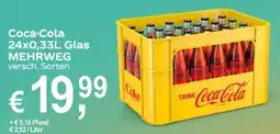 Getränke Hoffmann Coca-Cola Glas Angebot