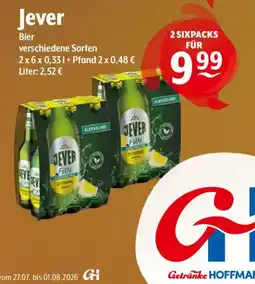 Getränke Hoffmann Jever Bier Angebot
