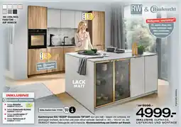 Ostermann Kaschmirgraue ROLF WEBER® Einbauküche TOP SOFT Angebot