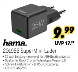 MEDIMAX hama 201985 SuperMini-Lader Angebot
