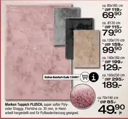 Ostermann Marken Teppich PLUSCH Angebot