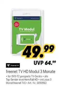 MEDIMAX freenet TV HD Modul 3 Monate Angebot
