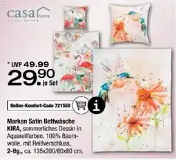 Ostermann Marken Satin Bettwäsche KIRA Angebot