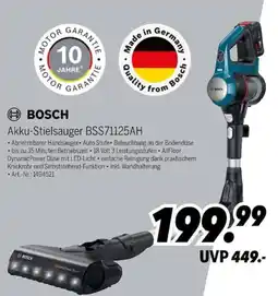 MEDIMAX BOSCH Akku-Stielsauger BSS71125AH Angebot