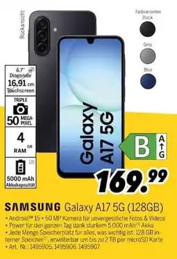 MEDIMAX SAMSUNG Galaxy A17 5G (128GB) Angebot