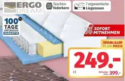 Segmüller ERGO DREAM Matratze Angebot