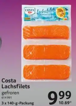 Selgros Costa Lachsfilets Angebot