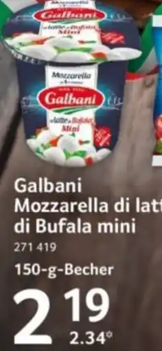 Selgros Galbani Mozzarella di latte di Bufala mini Angebot