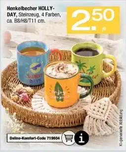 Ostermann Henkelbecher HOLLY-DAY, Steinzeug Angebot