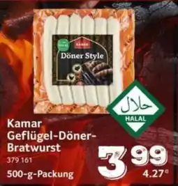 Selgros Kamar Geflügel-Döner-Bratwurst Angebot