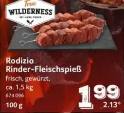 Selgros True WILDERNESS Rodizio Rinder-Fleischspieß Angebot
