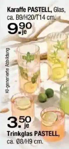 Ostermann Karaffe PASTELL Angebot