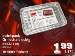 Selgros quickpack Grillschale eckig Angebot