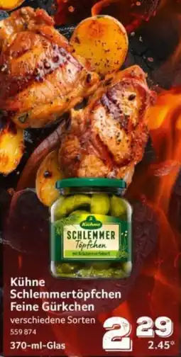 Selgros Kühne Schlemmertöpfchen Feine Gürkchen Angebot