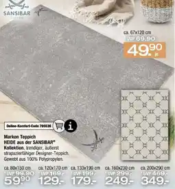 Ostermann Marken Teppich HEIDE aus der SANSIBAR Kollektion Angebot