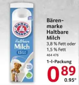 Selgros Bärenmarke Haltbare Milch Angebot