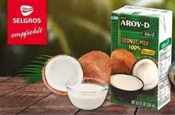 Selgros AROY-D COCONUT MILK Angebot
