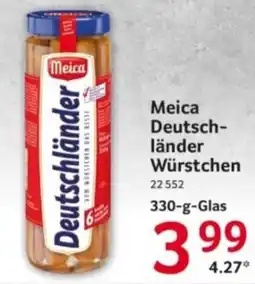 Selgros Meica Deutschländer Würstchen Angebot