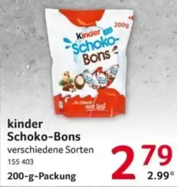 Selgros kinder Schoko-Bons Angebot