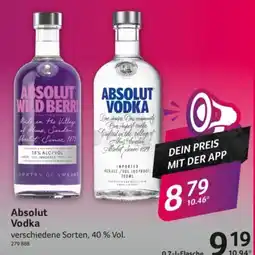 Selgros Absolut Vodka Angebot