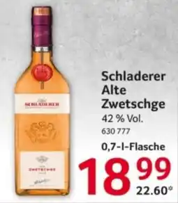 Selgros Schladerer Alte Zwetschge Angebot
