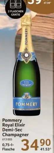 Selgros Pommery Royal Elixir Demi-Sec Champagner Angebot