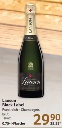 Selgros Lanson Black Label Angebot