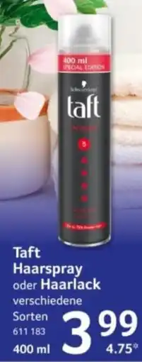 Selgros Taft Haarspray Angebot