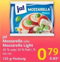 Selgros ja! Mozzarella Angebot