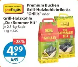 V Markt Premium Buchen Grill-Holzkohlebriketts "Grillis" oder Grill-Holzkohle "Der Sommer Hit" Angebot