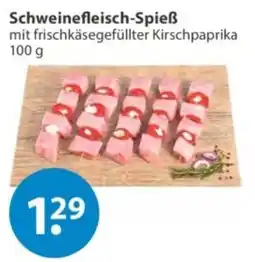 V Markt Schweinefleisch-Spieß mit frischkäsegefüllter Kirschpaprika Angebot