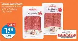 V Markt Salami-Aufschnitt SORGER Angebot