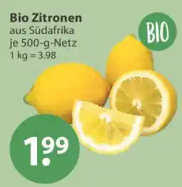 V Markt Bio Zitronen Angebot