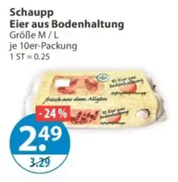 V Markt Schaupp Eier aus Bodenhaltung Angebot
